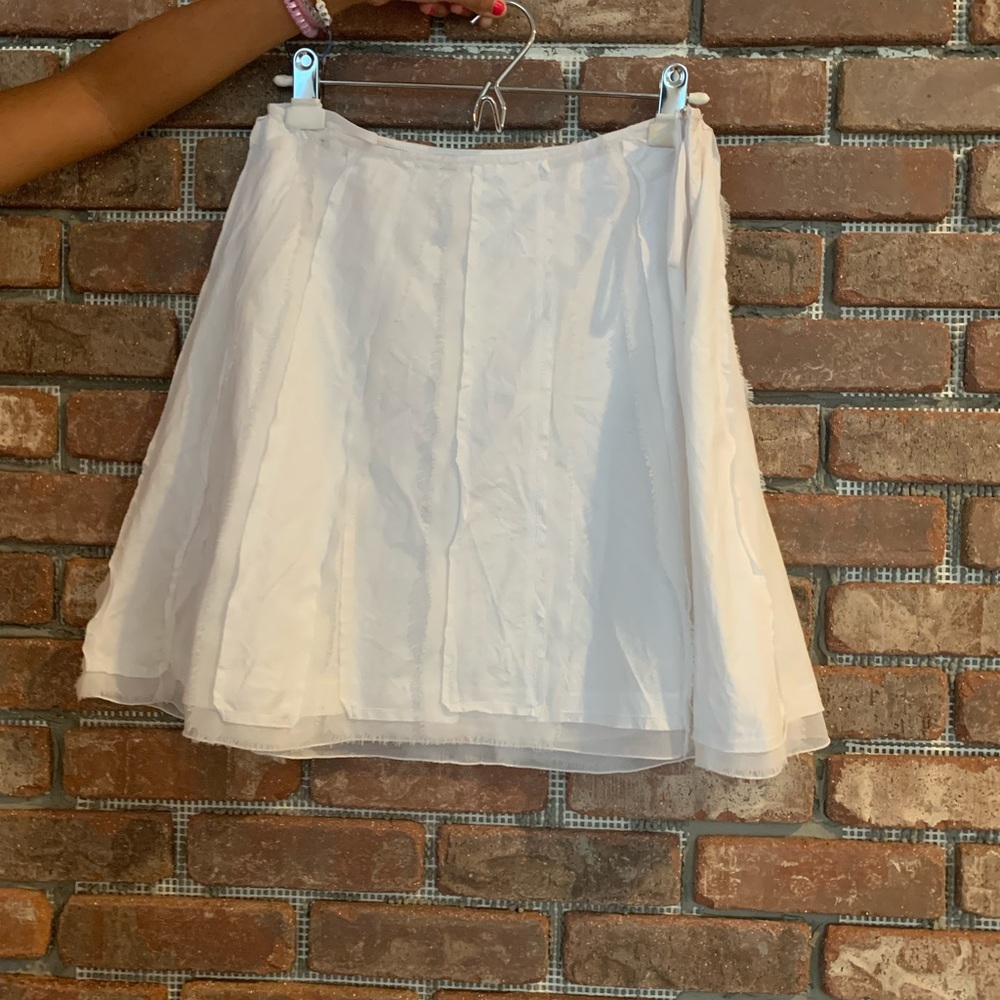 Armani Exchange white mini skirt. - Picture 2 of 11